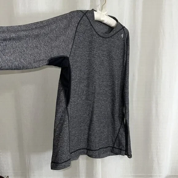 lululemon XL Men’s Charcoal Heather Gray Soft Long Sleeve Jersey Pullover